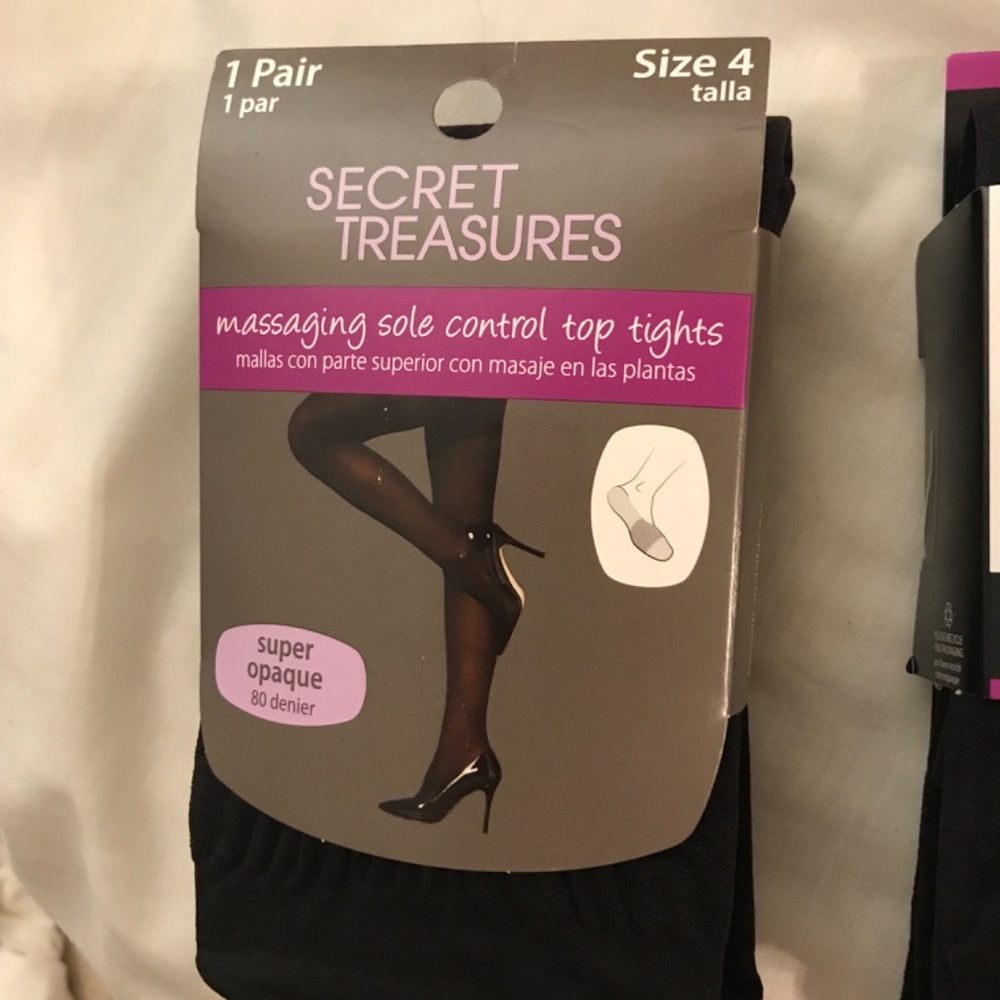Plus size tights secret treasure George size 4. 4 - Picture 3 of 9